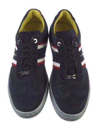 Paul & Shark Suede Printed Sneakers