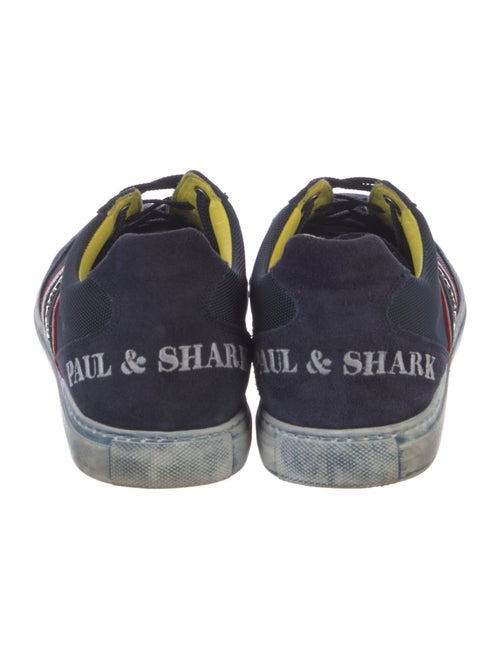 Paul & Shark Suede Printed Sneakers