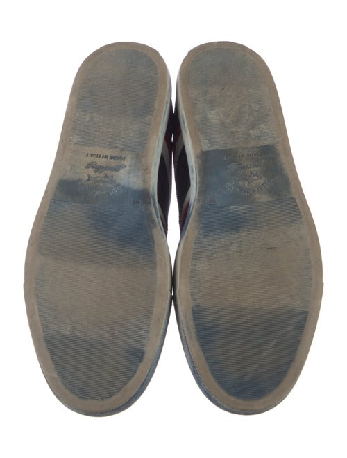 Paul & Shark Suede Printed Sneakers