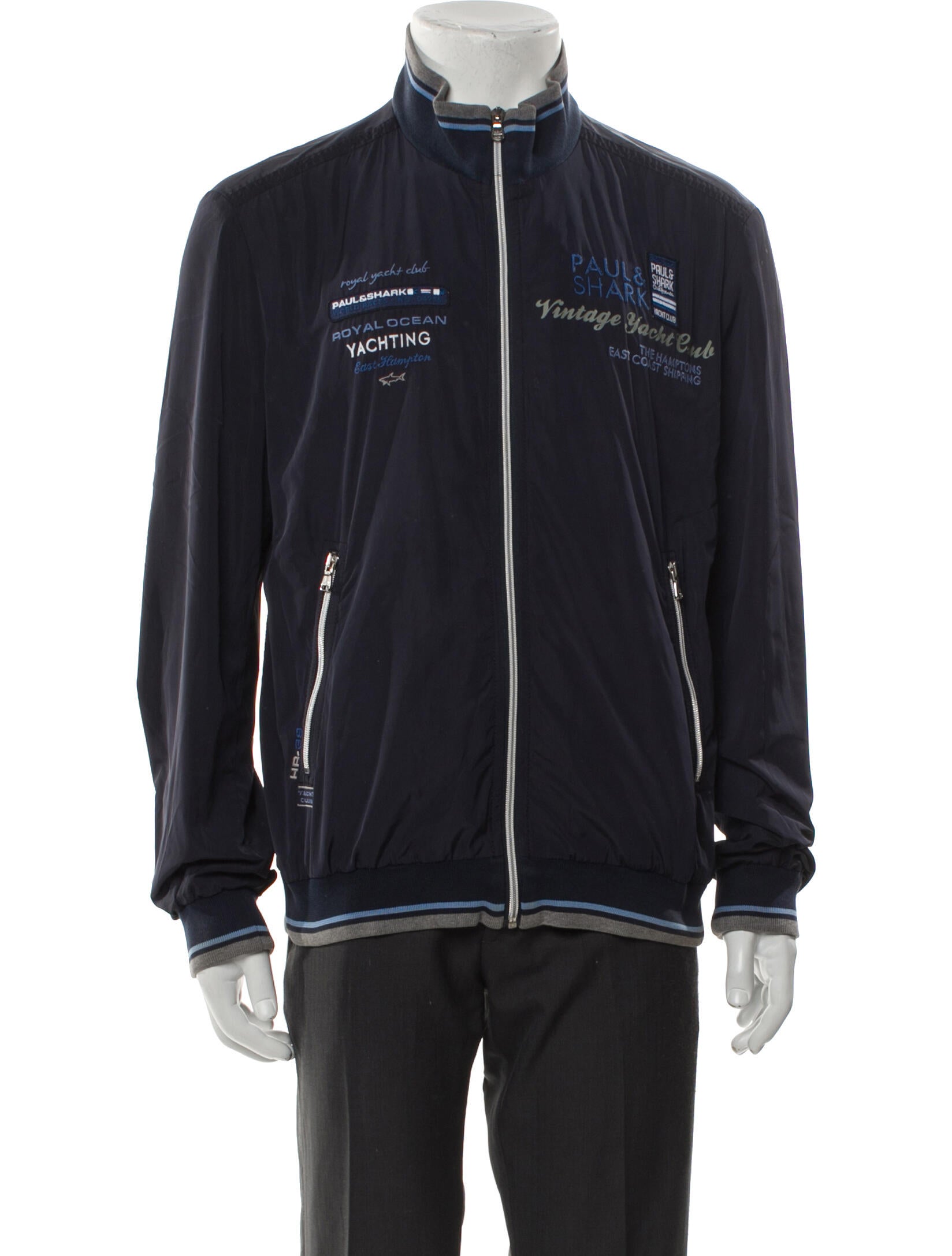 Paul & Shark Striped Windbreaker