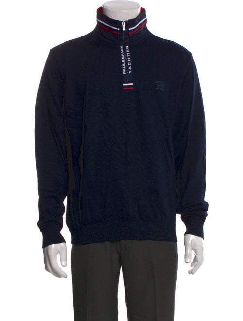 Paul & Shark Graphic Print Turtleneck Sweatshirt