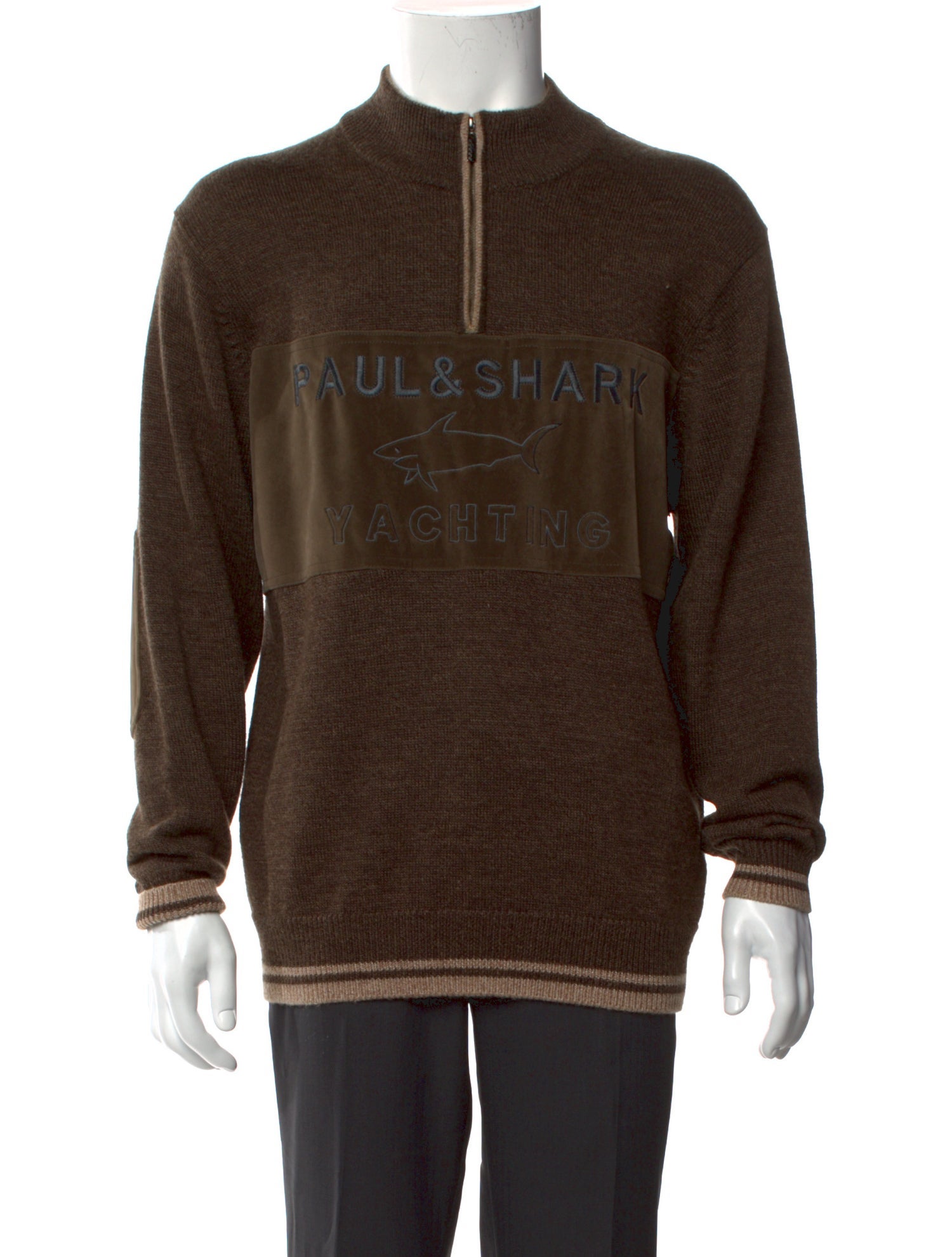 Paul & Shark Silk Graphic Print Pullover