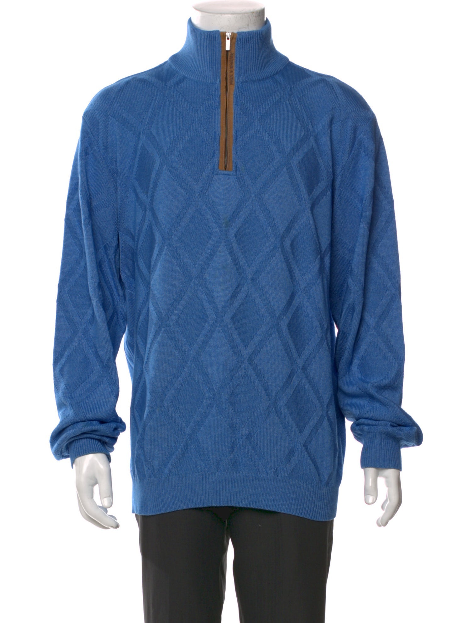 Paul & Shark Mock Neck Long Sleeve Pullover