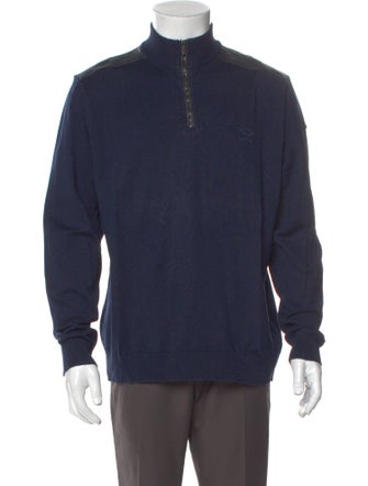 Paul & Shark Mock Neck Long Sleeve Pullover