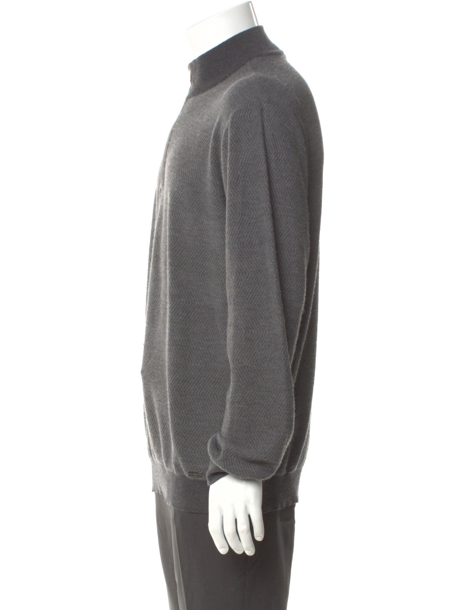 Paul & Shark Virgin Wool Mock Neck Pullover