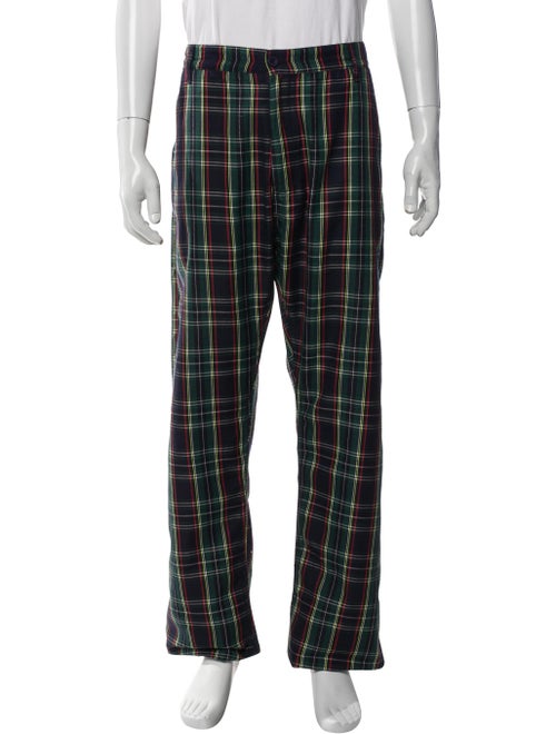 Pleasures Plaid Print Pants
