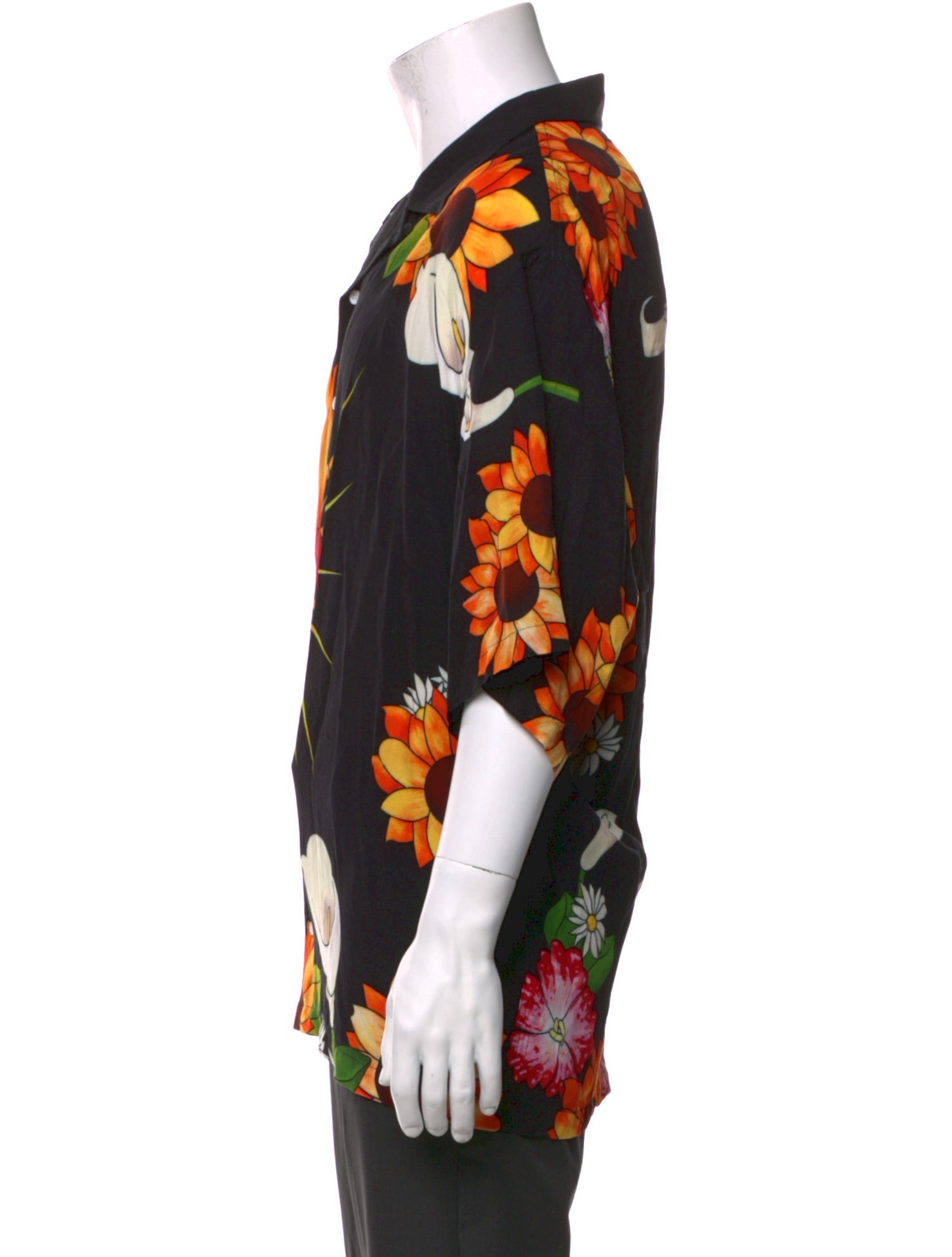 Pleasures Floral Print Short Sleeve Shirt