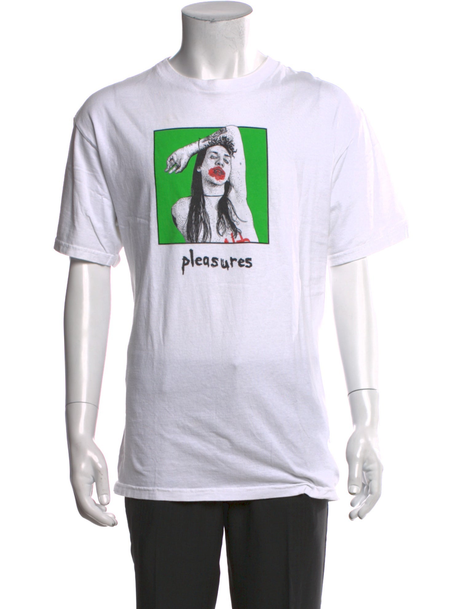 Pleasures Graphic Print Crew Neck T-Shirt