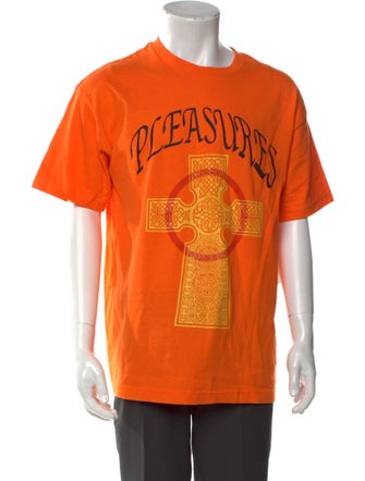 Pleasures Graphic Print Crew Neck T-Shirt