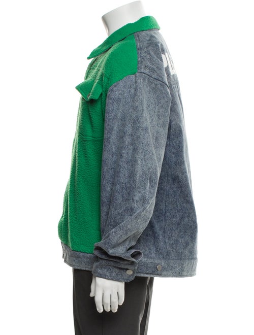 Pleasures Fried Trucker Colorblock Pattern Jacket