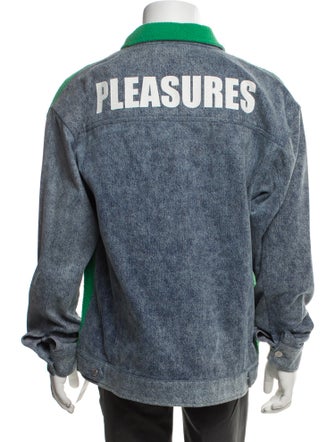 Pleasures Fried Trucker Colorblock Pattern Jacket