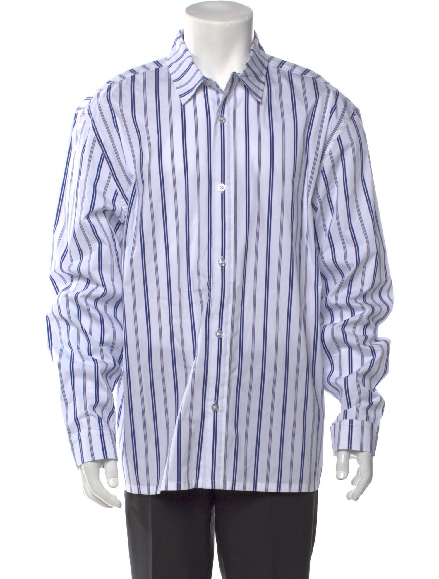 Pleasures Striped Long Sleeve Dress Shirt w/ Tags