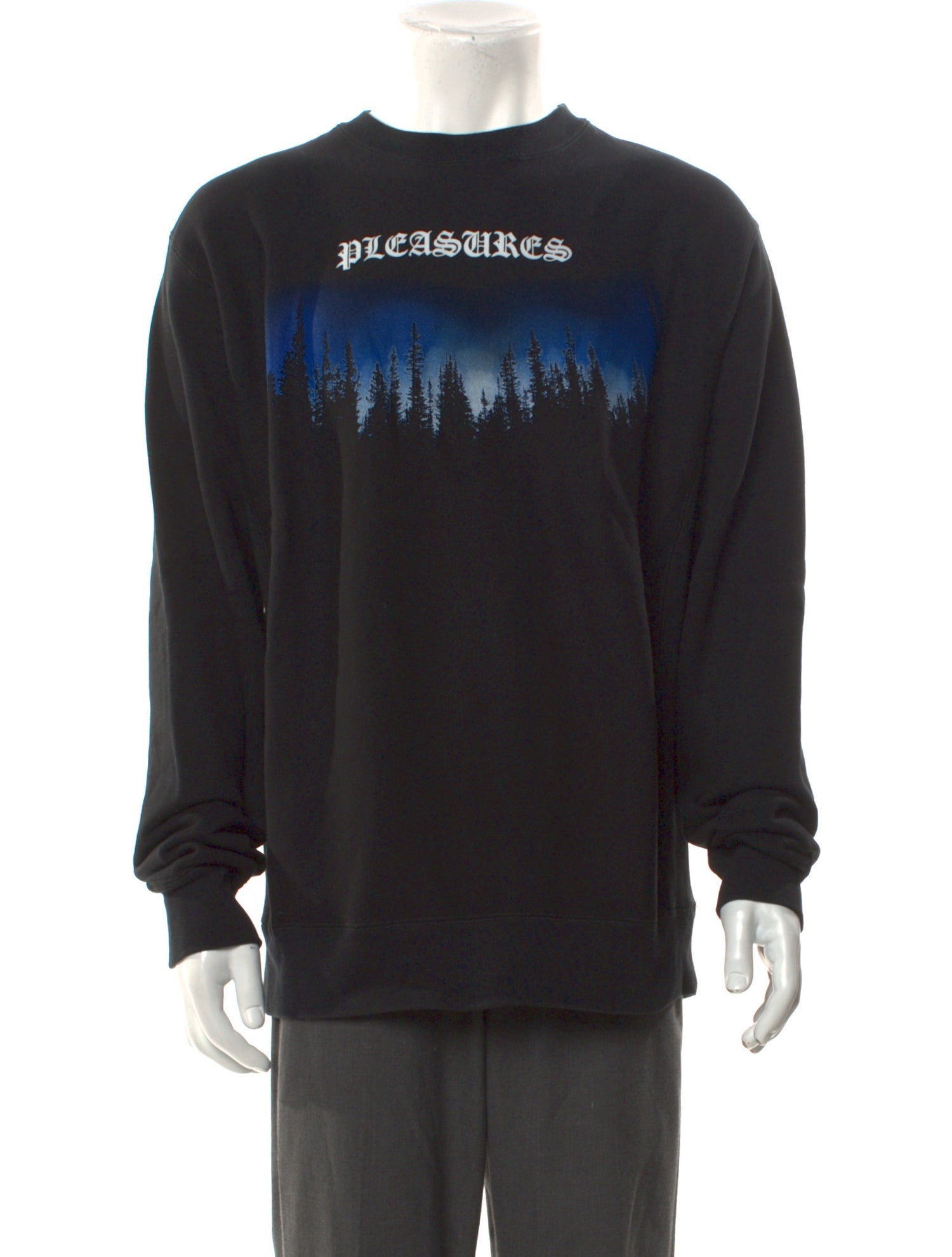 Pleasures Graphic Print Crew Neck Sweatshirt