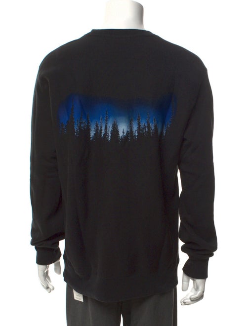 Pleasures Graphic Print Crew Neck Sweatshirt