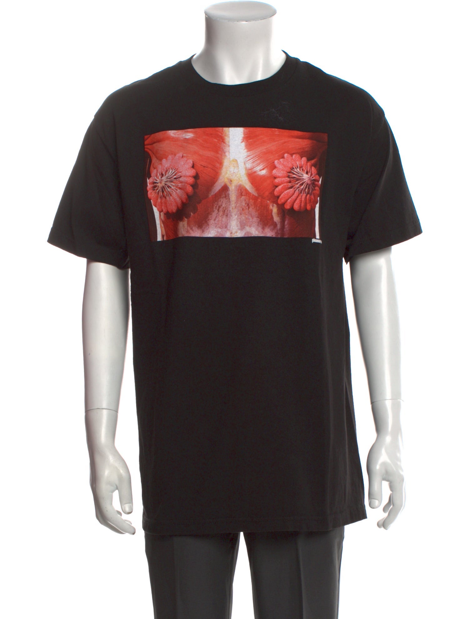 Pleasures Graphic Print Crew Neck T-Shirt