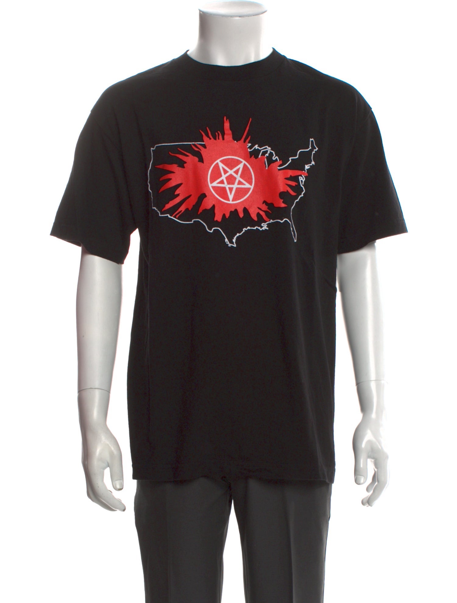 Pleasures Graphic Print Crew Neck T-Shirt