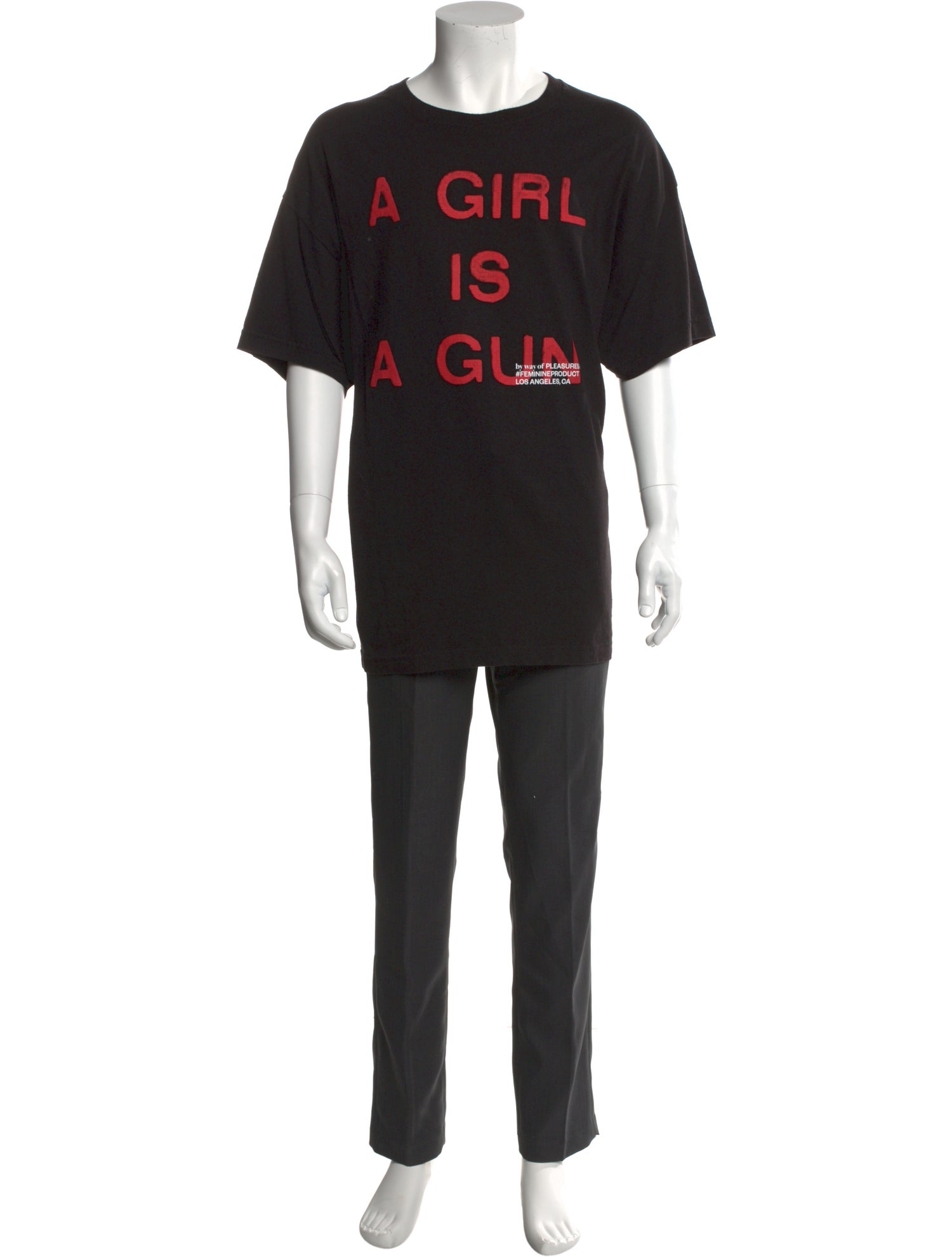 Pleasures Graphic Print Crew Neck T-Shirt