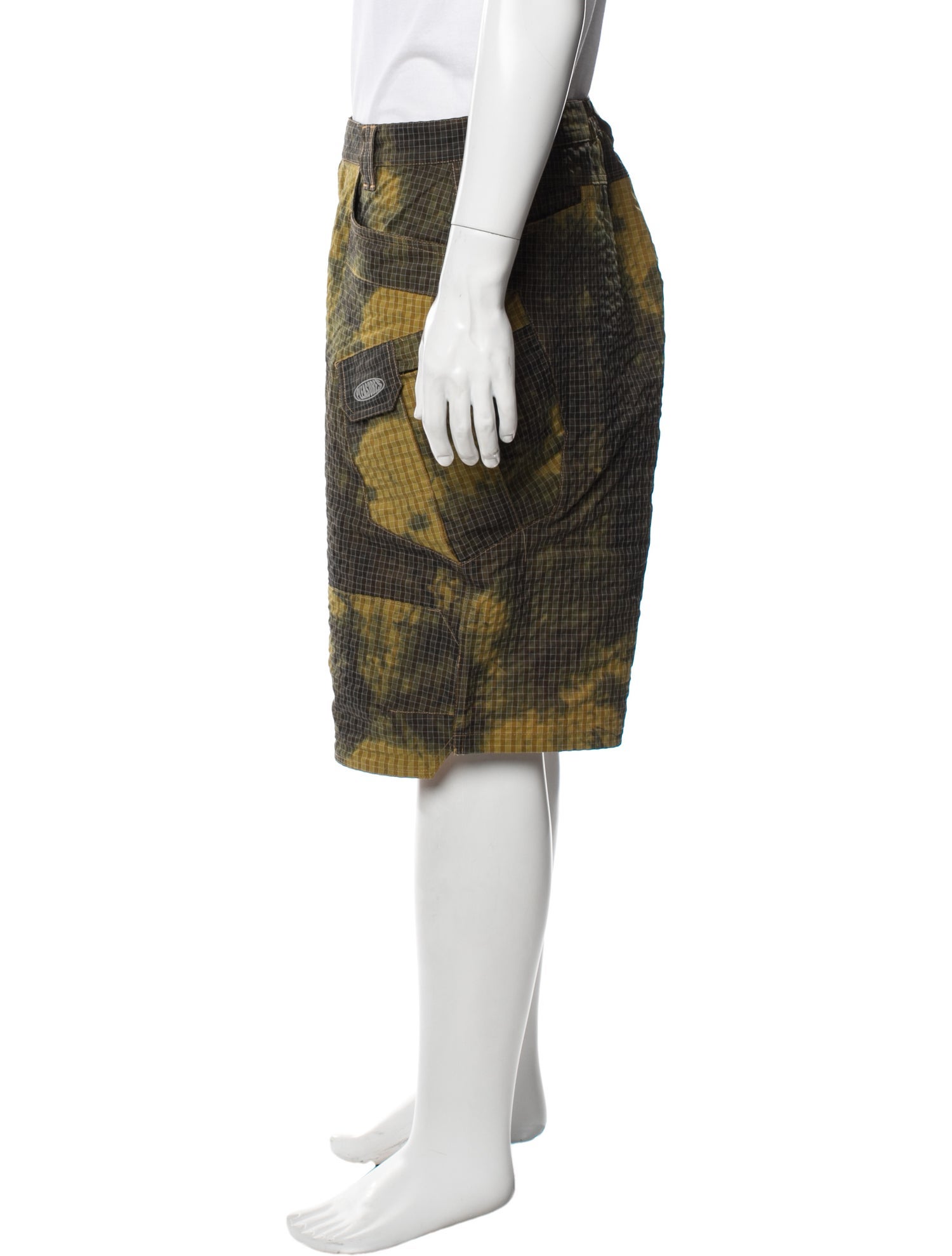 Pleasures Tie-Dye Print Cargo Shorts