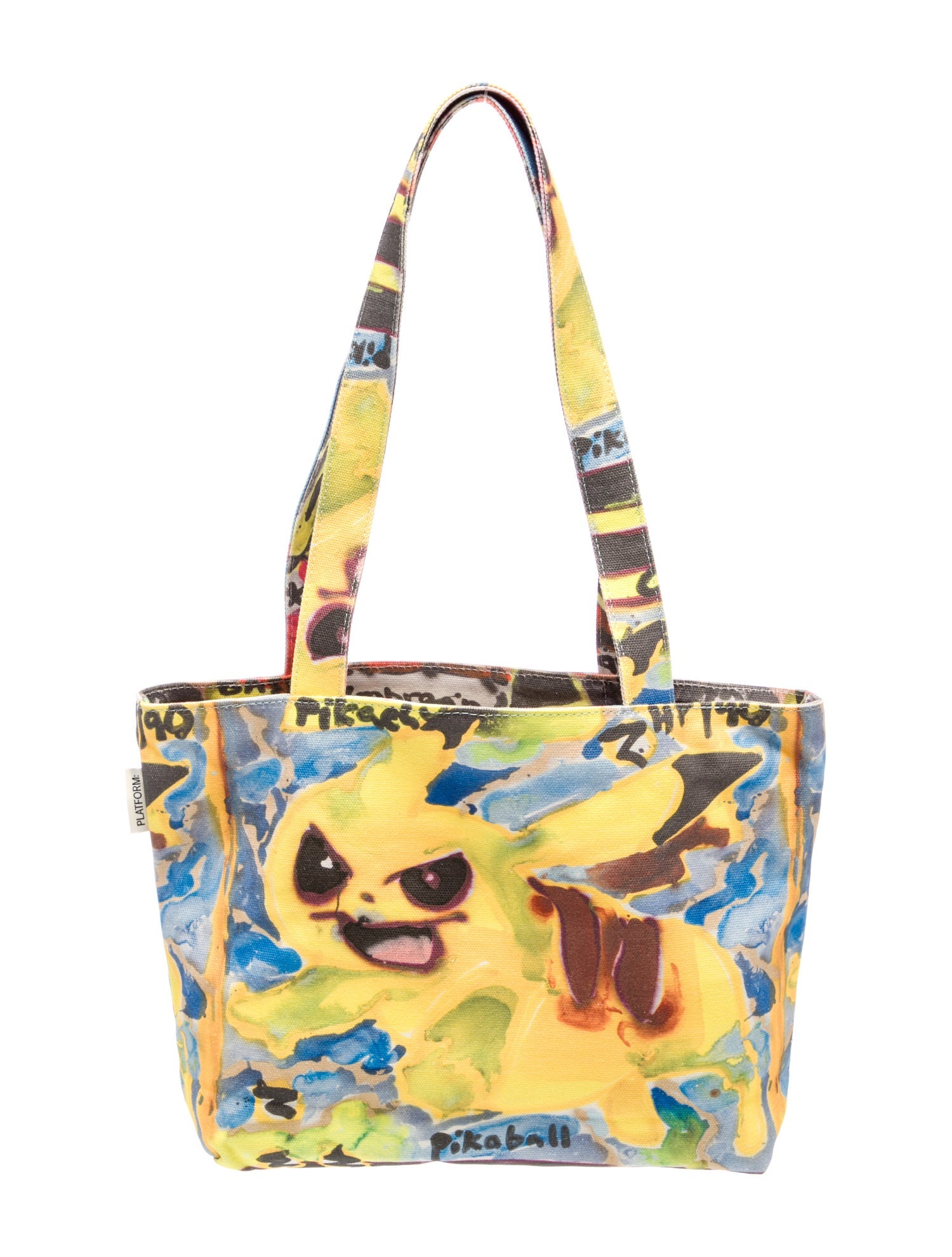 Platform Canvas Shoulder Bag