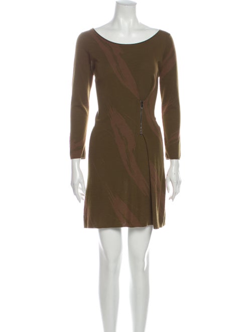 M.patmos Silk Mini Dress Green