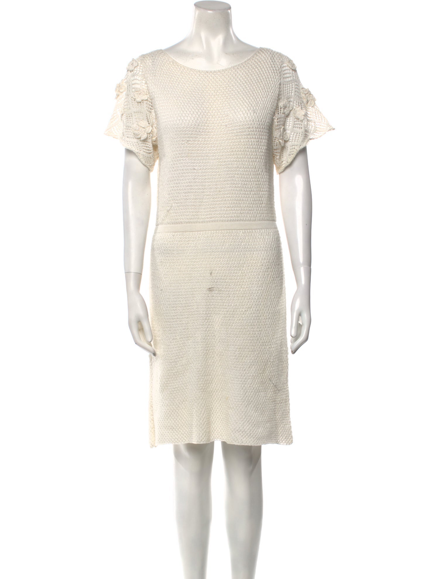 M.PATMOS Bateau Neckline Mini Dress