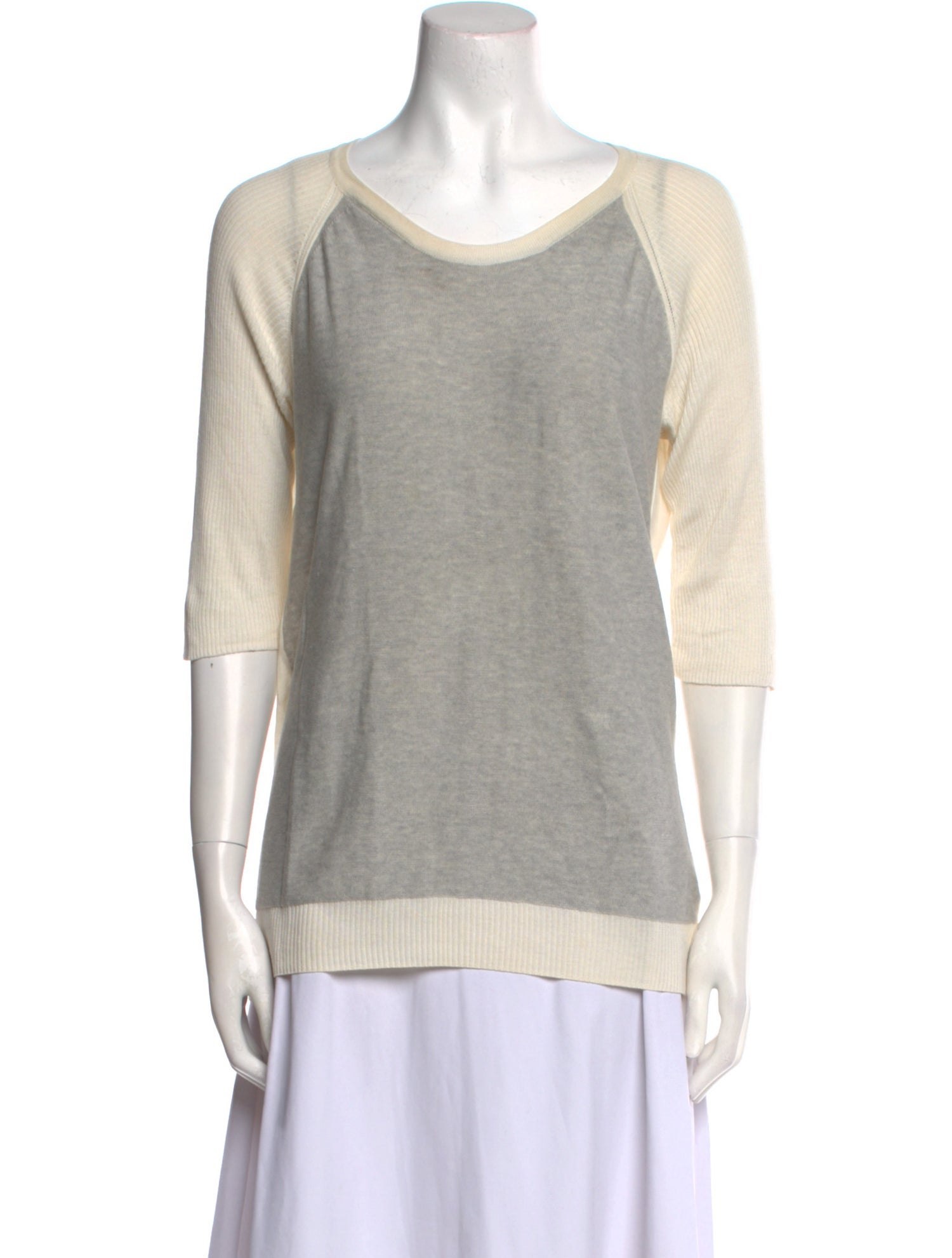 M.PATMOS Silk Scoop Neck Tunic