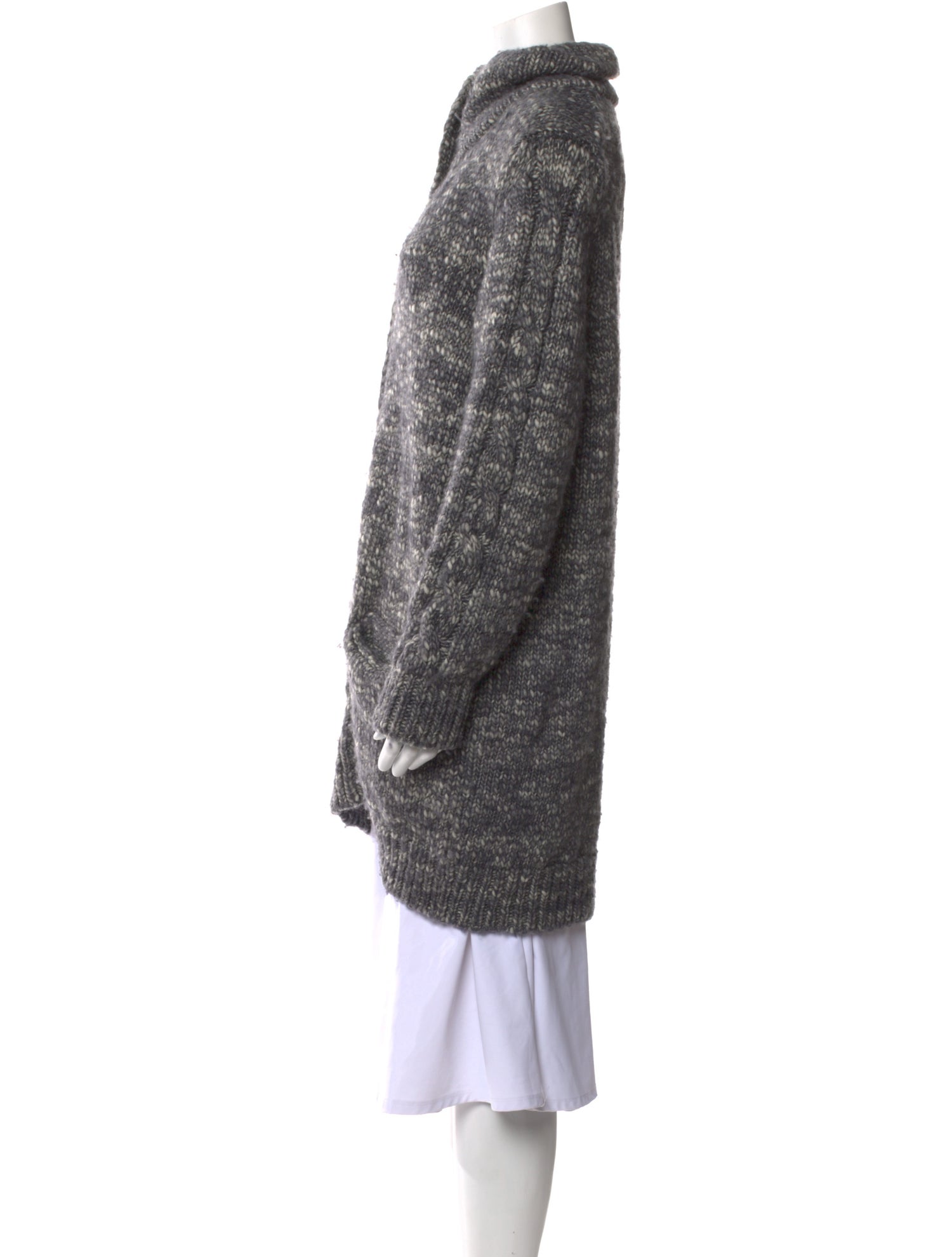 M.PATMOS Merino Wool Mock Neck Sweater