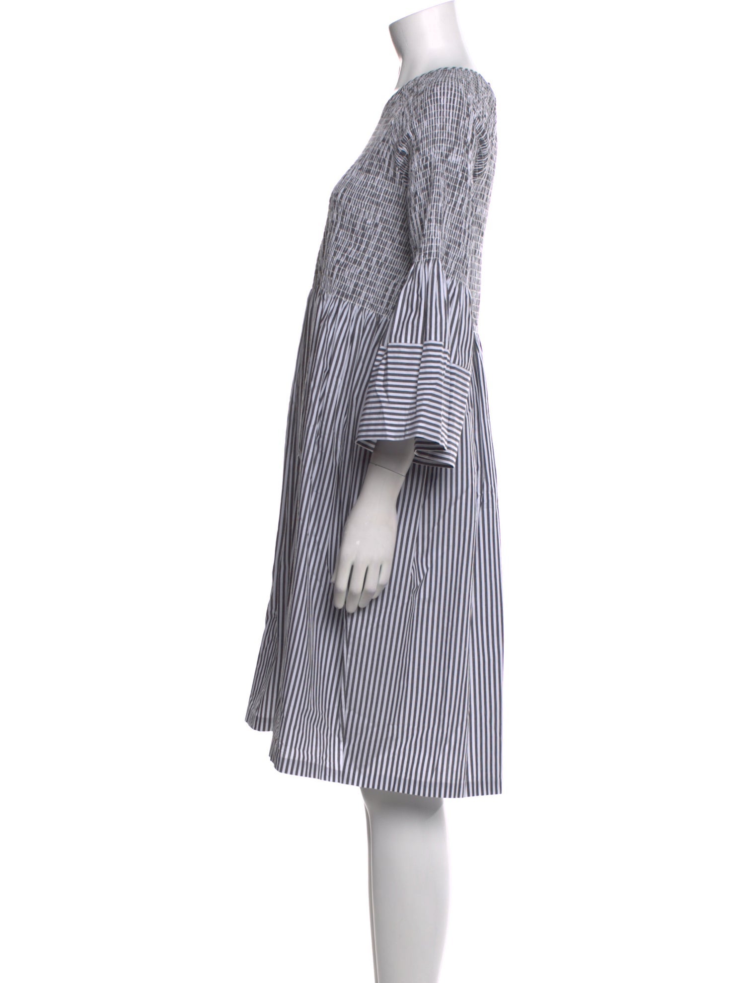 M.PATMOS Striped Knee-Length Dress
