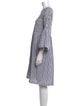 M.PATMOS Striped Knee-Length Dress