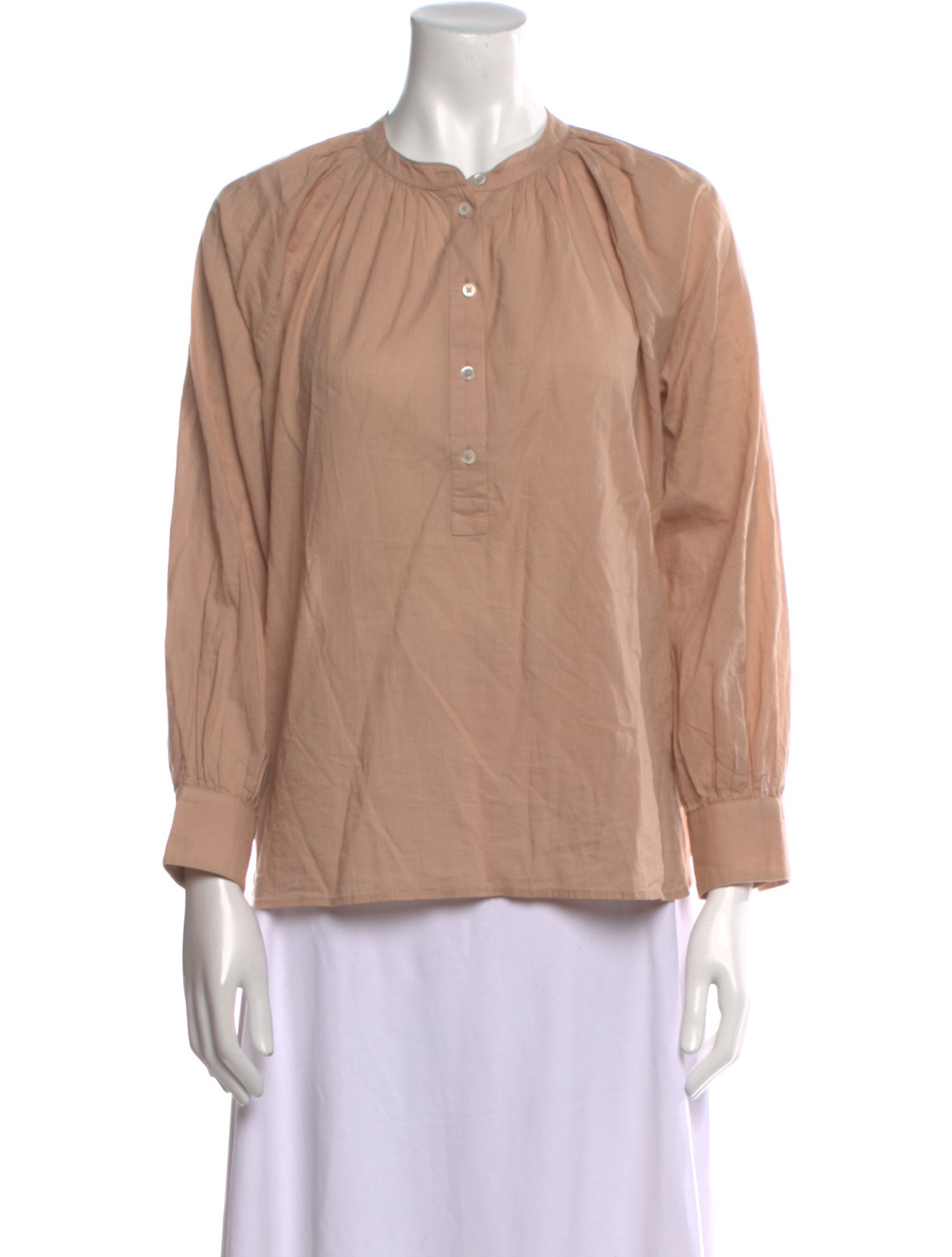 M.PATMOS Crew Neck Three-Quarter Sleeve Blouse
