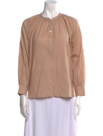 M.PATMOS Crew Neck Three-Quarter Sleeve Blouse