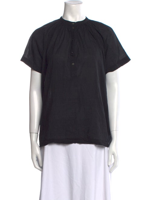 M.PATMOS Crew Neck Short Sleeve Blouse