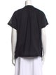 M.PATMOS Crew Neck Short Sleeve Blouse