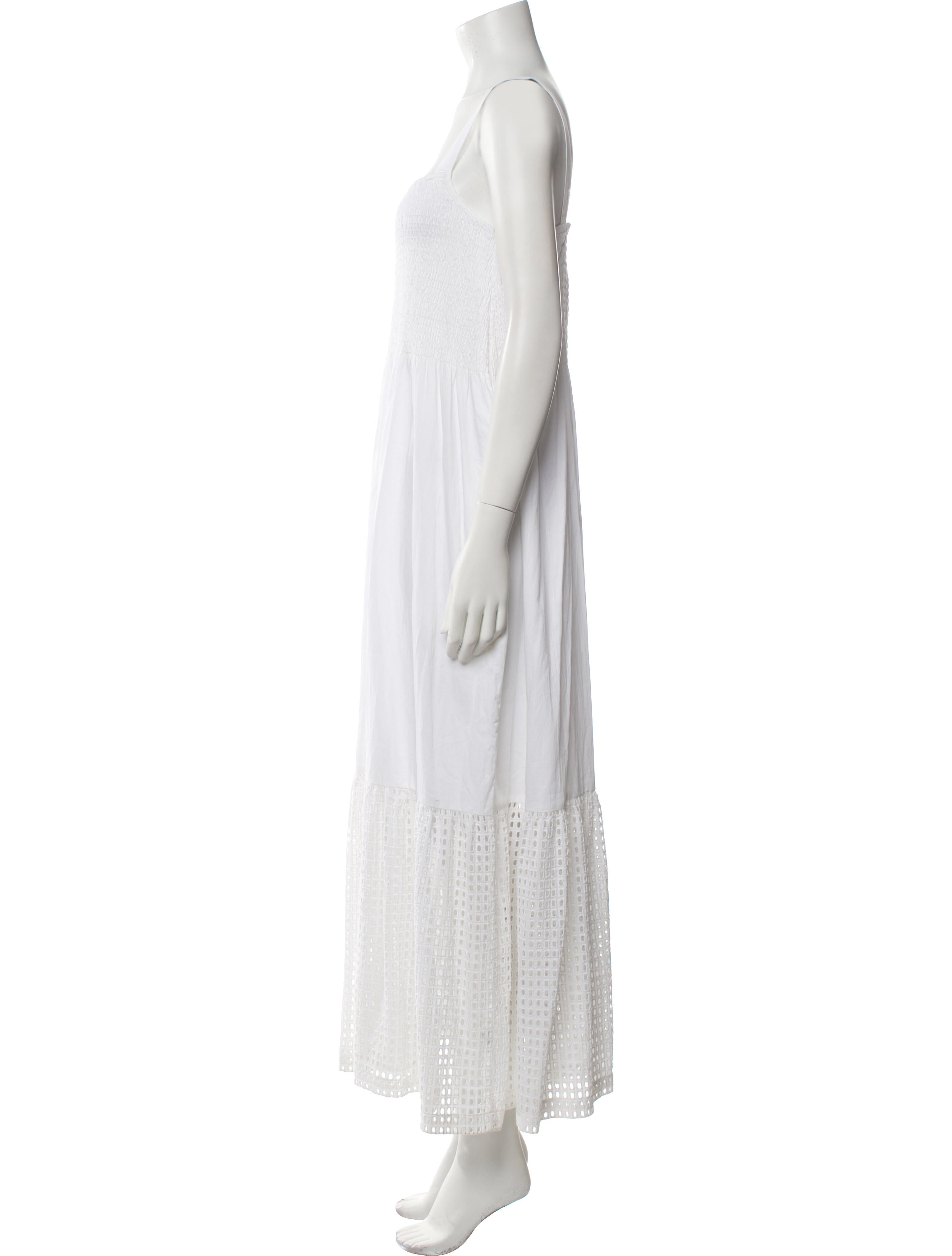 M.PATMOS Square Neckline Long Dress