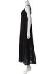 M.PATMOS Square Neckline Long Dress