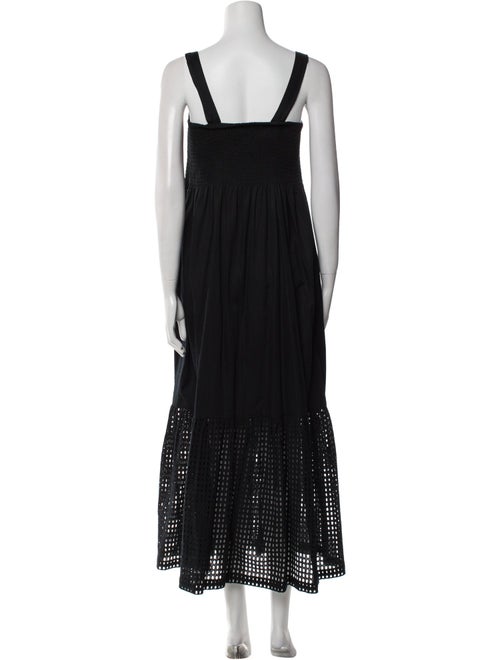 M.PATMOS Square Neckline Long Dress