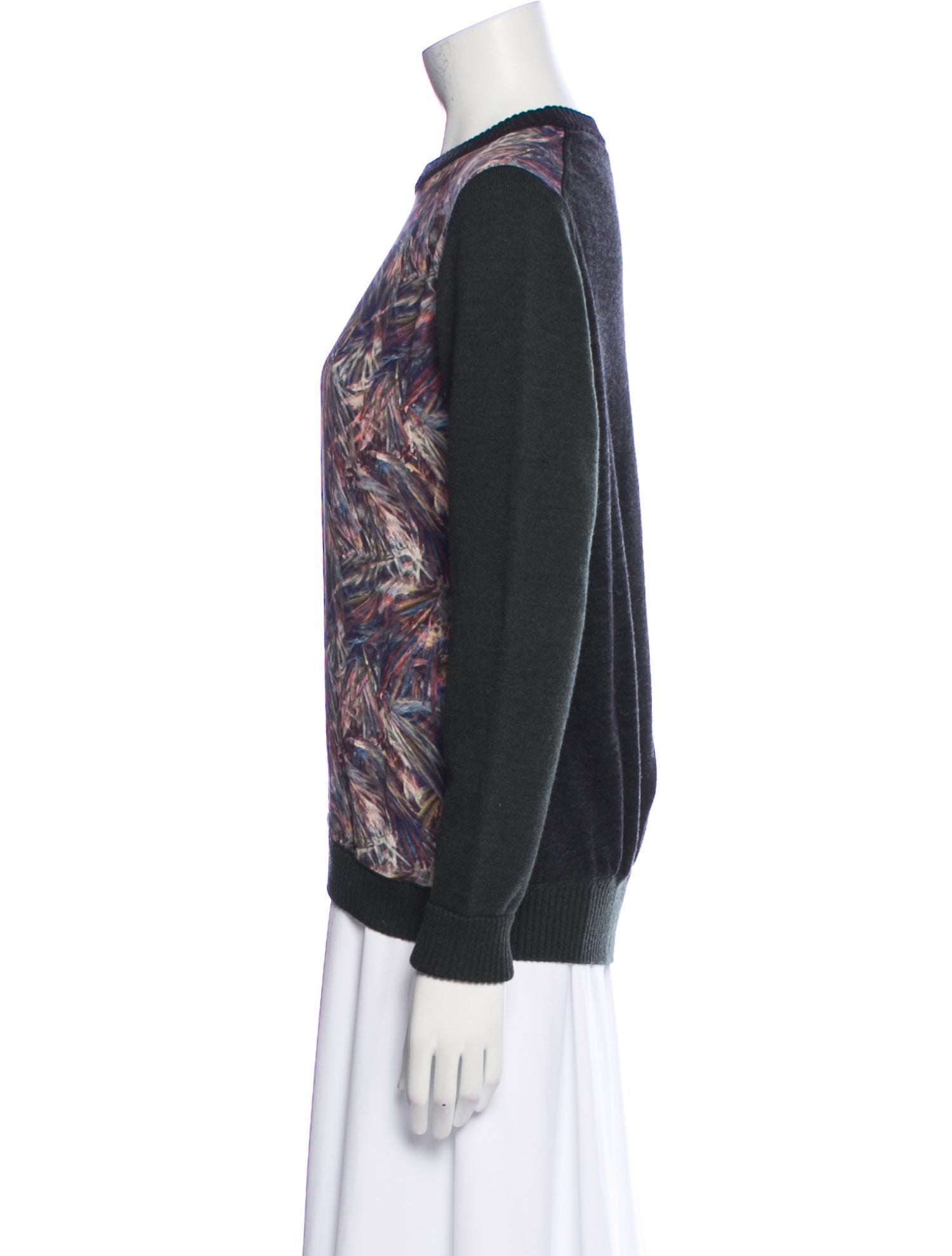 M.PATMOS Merino Wool Printed Sweater