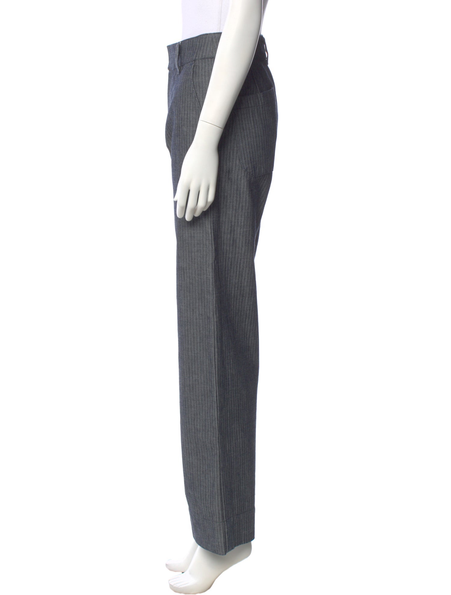 M.PATMOS Striped Wide Leg Pants
