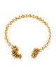Paula Mendoza One Round Ball Choker Necklace