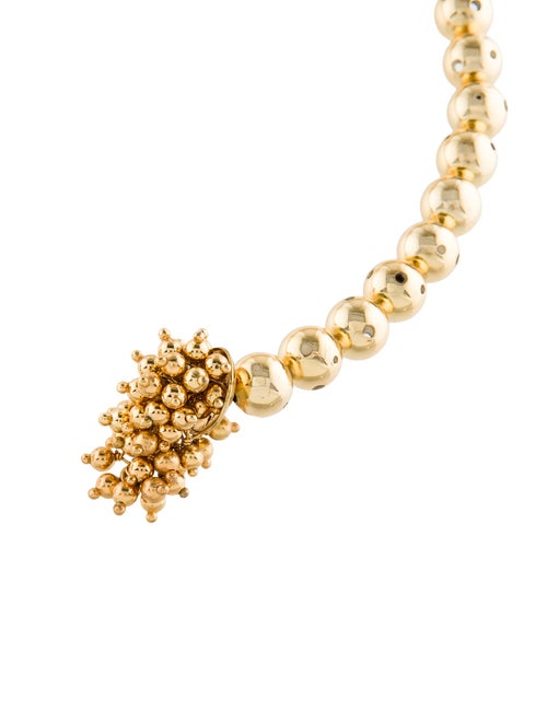 Paula Mendoza One Round Ball Choker Necklace