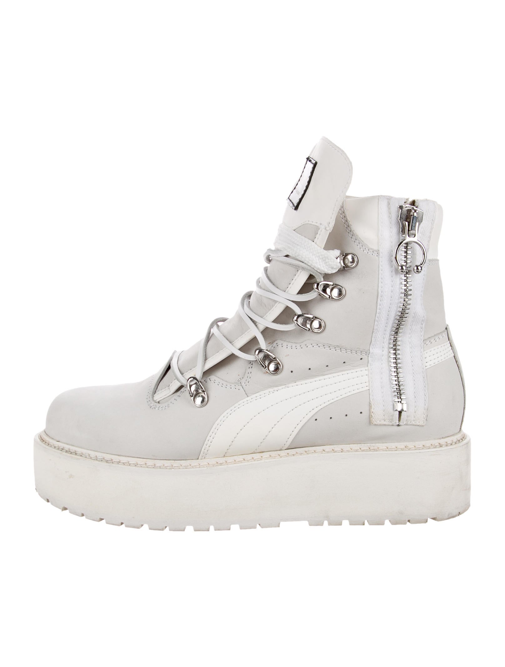puma sneaker boot white