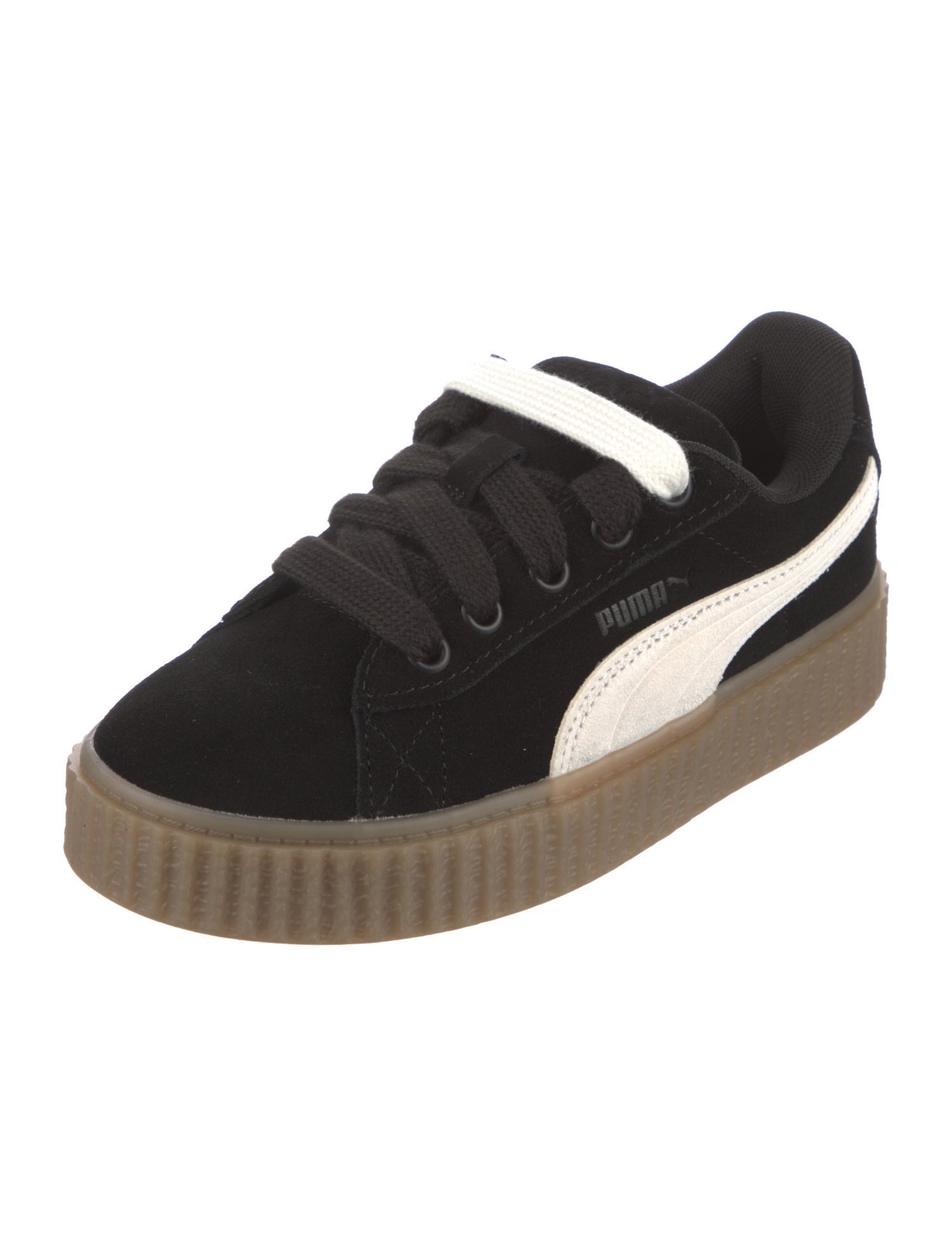 Fenty x Puma Girls' Suede Colorblock Pattern Sneakers w/ Tags