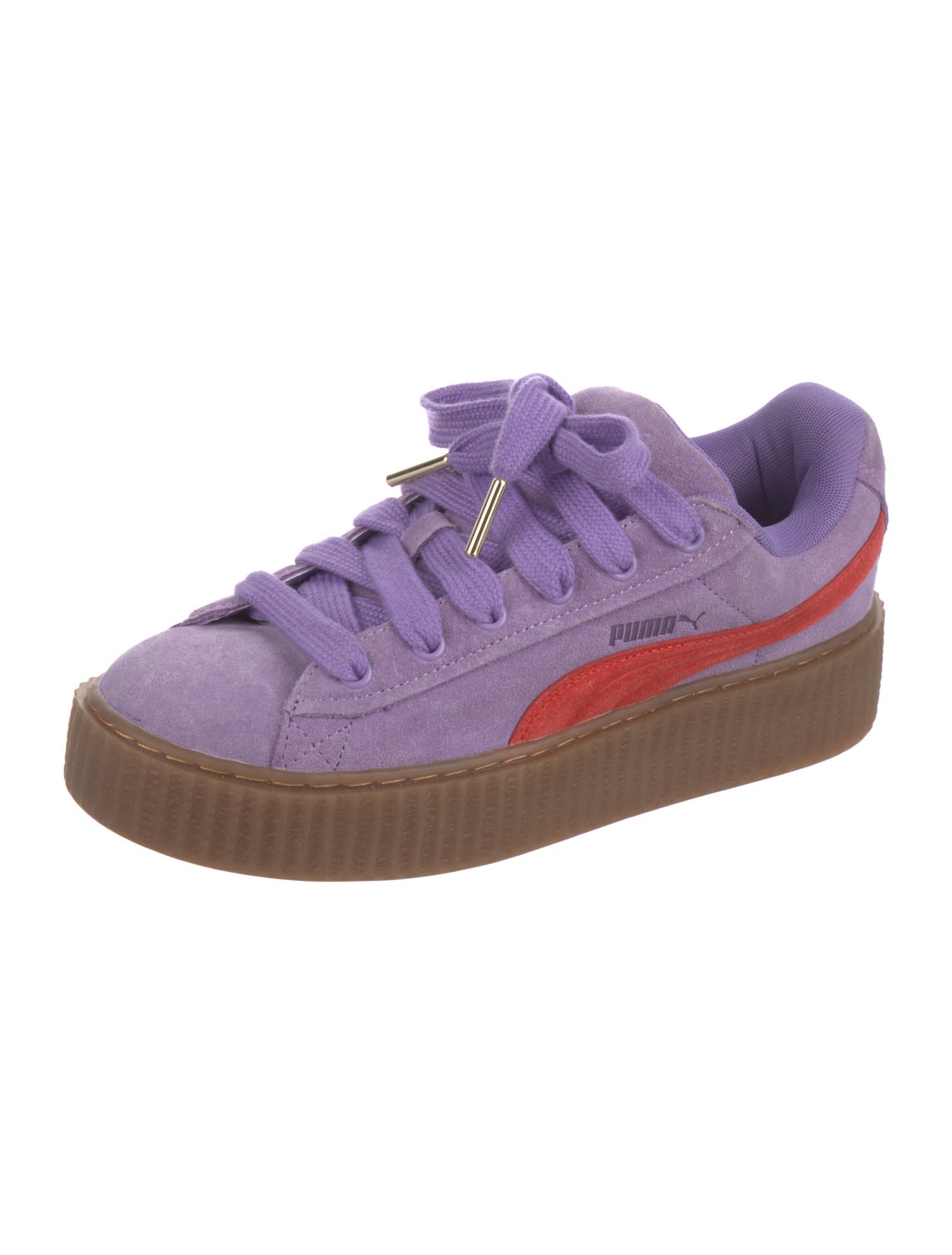 Fenty x Puma Suede Colorblock Pattern Sneakers
