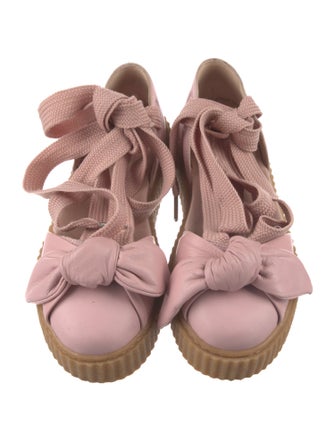 Fenty x Puma Signature Logo Leather Sock Sneakers