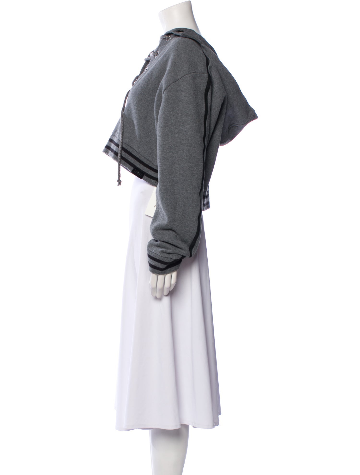 Fenty x Puma Tie Neck Long Sleeve Sweatshirt