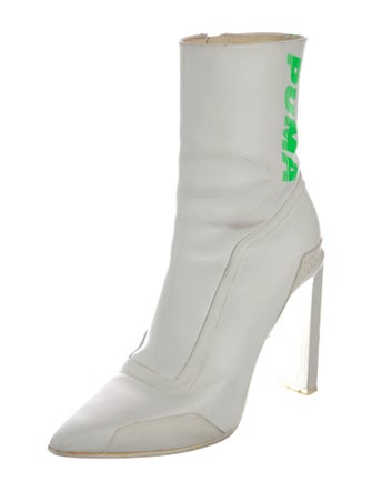 Fenty x Puma Leather Graphic Print Sock Boots