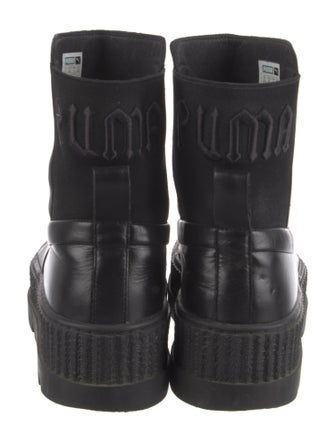 Fenty x Puma Leather Lace-Up Boots