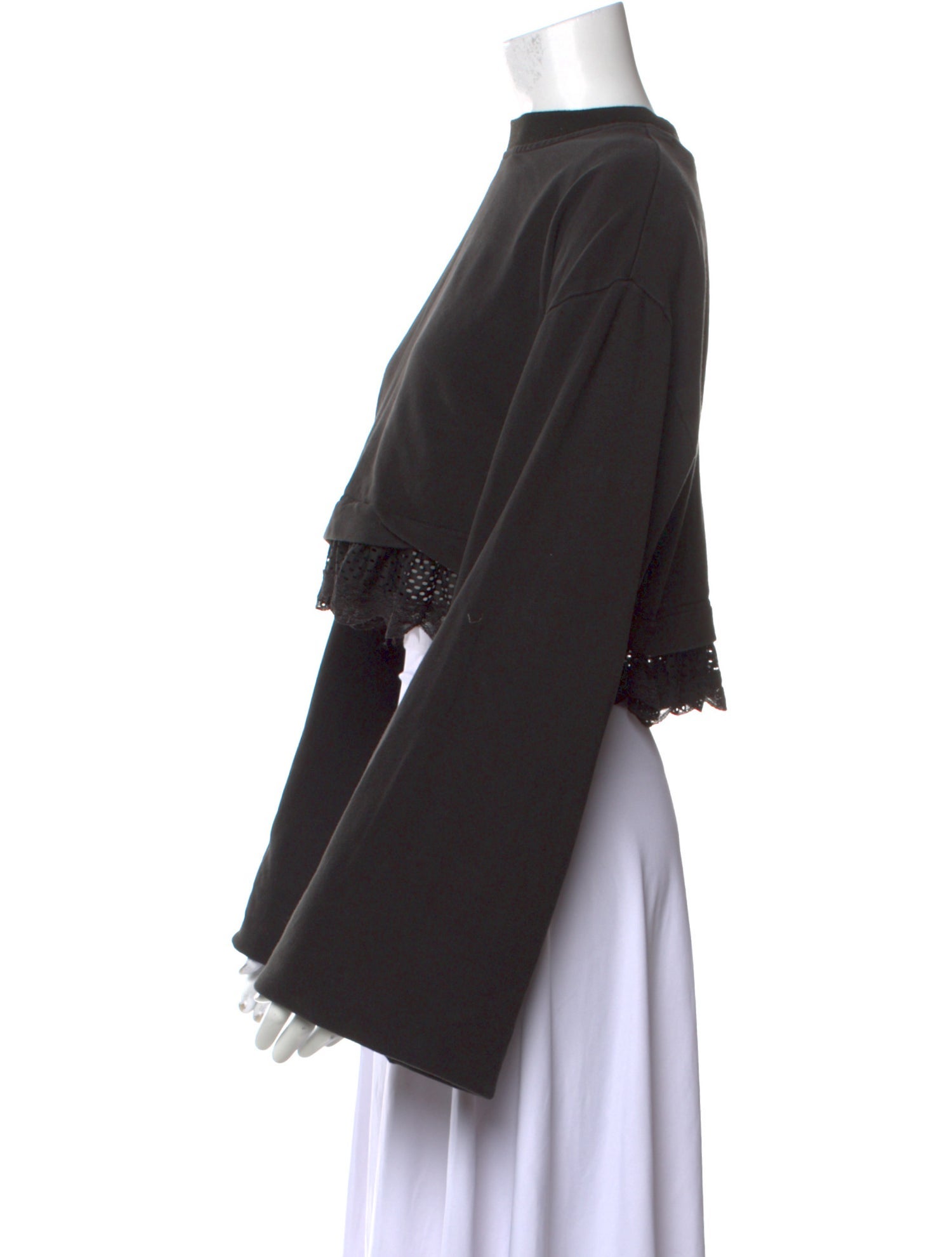 Fenty x Puma Mock Neck Long Sleeve Crop Top