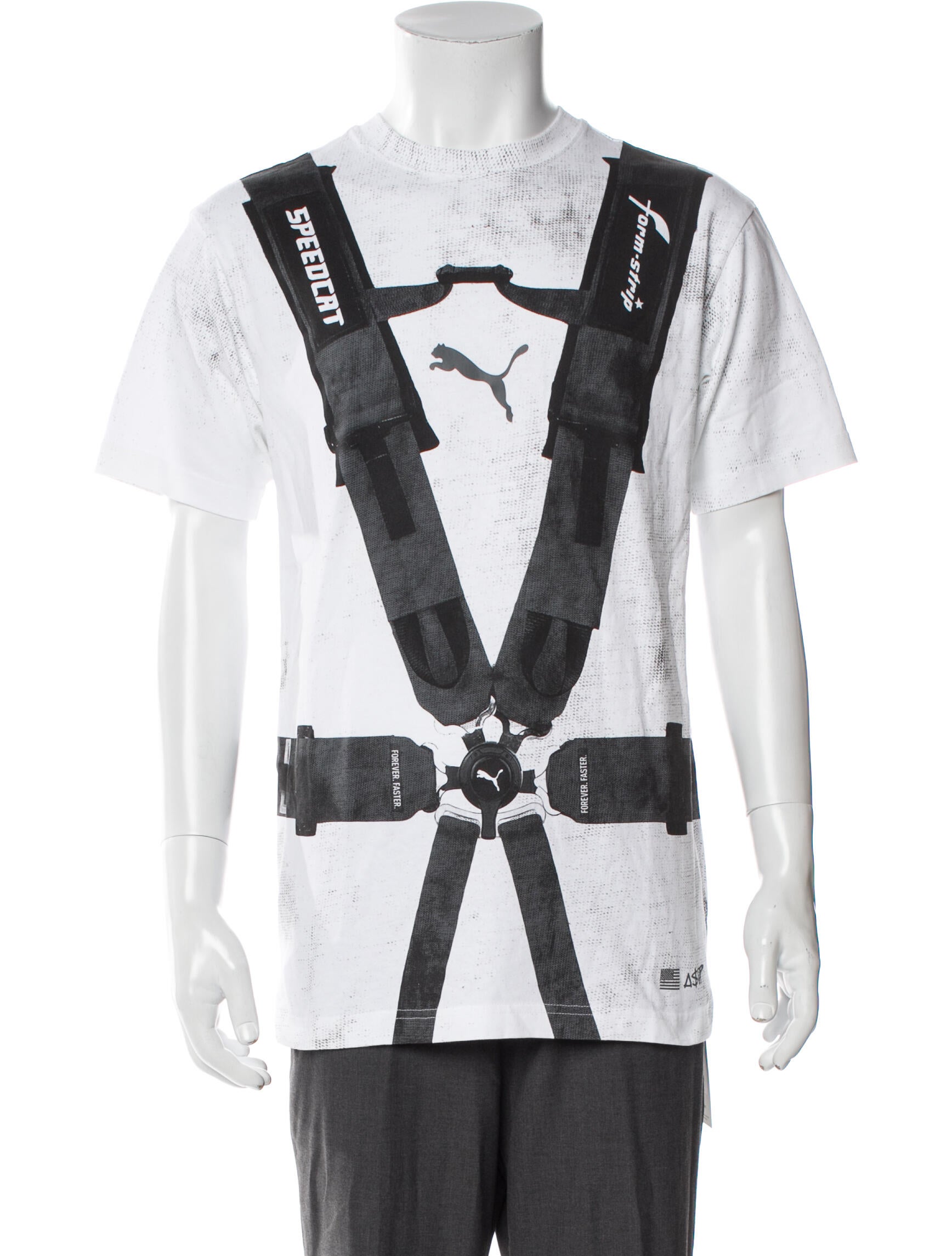 Puma Graphic Print Crew Neck T-Shirt