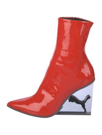 Fenty x Puma Patent Leather Sock Boots